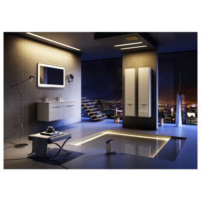 Зеркало Aqwella Малага Л12 Mal.02.12  с подсветкой
