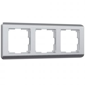 Рамка на 3 поста Werkel WL12-Frame-03 (W0032106) серебряный