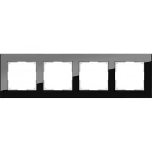 Рамка на 4 поста Werkel WL01-Frame-04-black (W0041108) черный