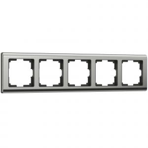 Рамка на 5 постов Werkel WL02-Frame-05 (W0051602) глянцевый никель
