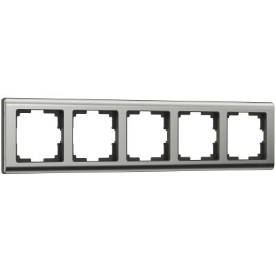 Рамка на 5 постов Werkel WL02-Frame-05 (W0051602) глянцевый никель