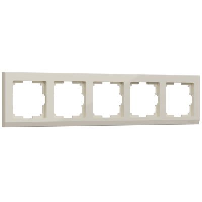 Рамка на 5 постов Werkel WL04-Frame-05-ivory (W0051803) слоновая кость