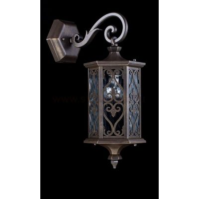 Фонарь уличный настенный Maytoni Outdoor Canal Grande S102-46-01-R бронза
