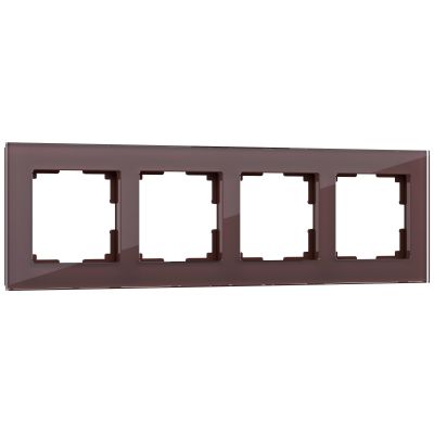 Рамка на 4 поста Werkel WL01-Frame-04 мокко W0041118