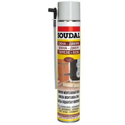 Пена монтажная SOUDAL DIY бытовая зима 750мл