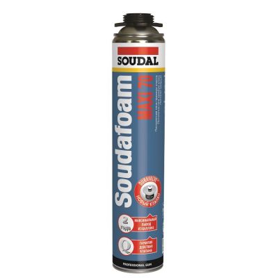 Пена монтажная SOUDAL MAXI 70 пистолетная летняя 870мл