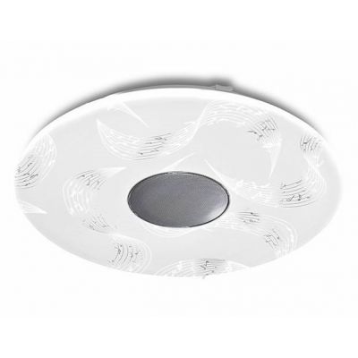 Светильник светодиодный управляемый Estares A-play 60W(4900lm) 2К-4К-6К 527х65мм, пульт ДУ, bluetooth колонка, RGB подсветка