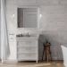 Тумба напольная Kerama Marazzi Plaza/Плаза Pompei PO.80.3\WHT 3 ящика, без раковины