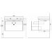 Тумба Kerama Marazzi Buongiorno/Бонджорно BG.80.1+1/WHT, белая с выдвиж. ящиком+внутр. ящик, подвесная, без раковины