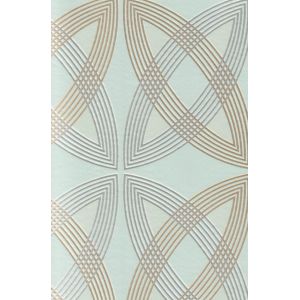 Обои Euro Decor Da Vinci 2015-04 виниловые на бумаге 0,53x10.05м, бирюзовый