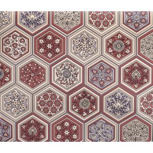 Обои Euro Decor Capri 4005-05 виниловые на бумаге 0,53х10,05м красный