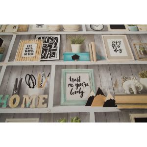 Обои Палитра Sweethome PL71067-46 виниловые на флизелине 1,06х10,05м, голубой