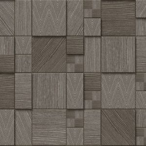 Обои Victoria Stenova Wood 984059 виниловые на флизелине 1,06x10,05м, черный