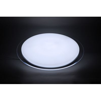 Светильник светодиодный управляемый Feron 60W(5000lm) 2К-4К-6К 555х73мм пульт ДУ + кант AL5000(Saturn) 28935