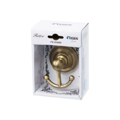 Крючок двойной Fixsen Retro FX-83805