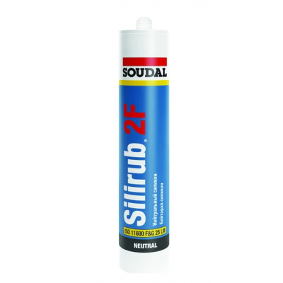 Герметик SOUDAL силикон нейтр белый 300мл