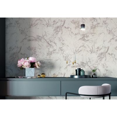 Обои Палитра Marble 1360-12 виниловые на бумаге 0,53х10,05м белый