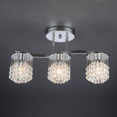 Люстра потолочная Eurosvet 3222/3 хром Strotskis