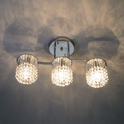 Люстра потолочная Eurosvet 3222/3 хром Strotskis