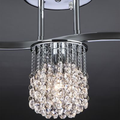 Люстра потолочная Eurosvet 3222/3 хром Strotskis