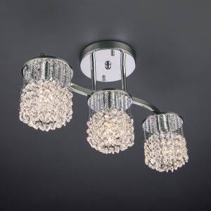 Люстра потолочная Eurosvet 3222/3 хром Strotskis