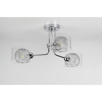 Люстра потолочная Rivoli Mod 3034-303 хром/ прозрачный