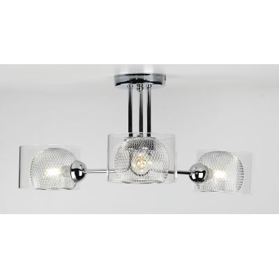 Люстра потолочная Rivoli Mod 3034-303 хром/ прозрачный