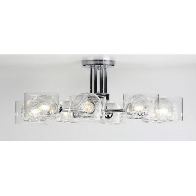 Люстра потолочная Rivoli Mod 3034-305 хром/ прозрачный