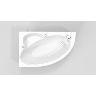 Акриловая ванна BellSan Виола 1600x1000x620, правая, с экранам, без г/м