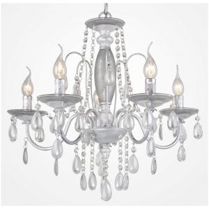 Люстра подвесная Rivoli Argento P5 SL 2013-205 5xE14 40W серебро