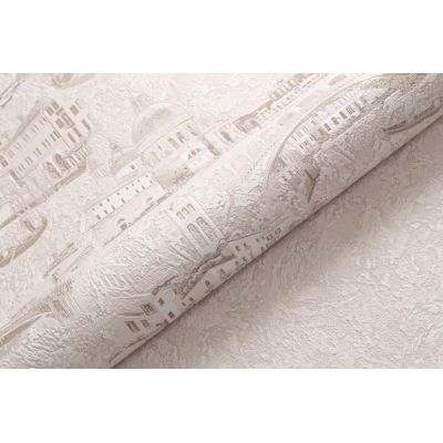 Обои Нome Color Serra HC31051-21 виниловые на флизелине 1,06x10,05м, бежевый
