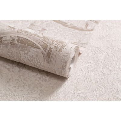 Обои Нome Color Serra HC31051-21 виниловые на флизелине 1,06x10,05м, бежевый