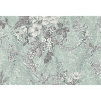 Обои Monte Solaro Marianna 9023-04 виниловые на флизелине 1,06х10,05м бирюзовый