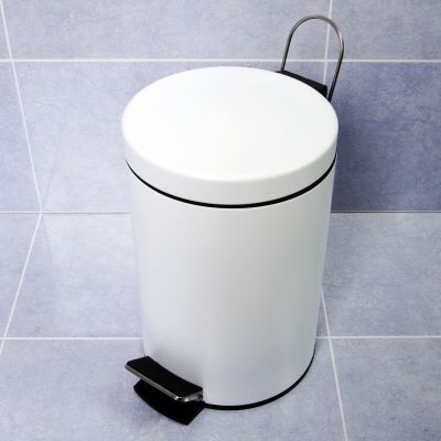 Ведро для мусора Wasser Kraft К-635WHITE 5л белое