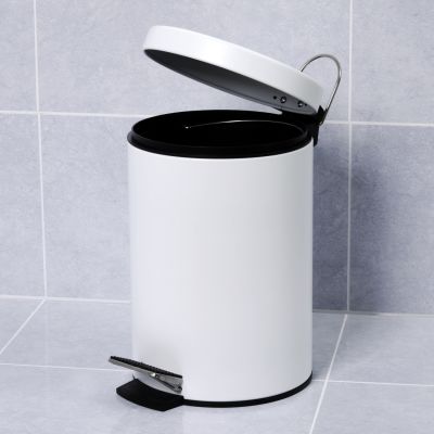 Ведро для мусора Wasser Kraft К-635WHITE 5л белое