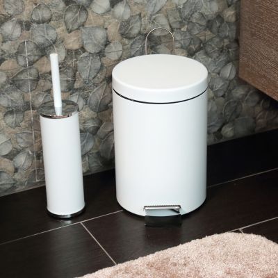 Ведро для мусора Wasser Kraft К-635WHITE 5л белое