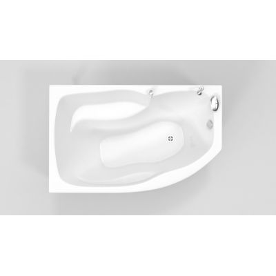 Акриловая ванна BellSan Сати 1500x960x630, правая, с экраном,  г/м 6 джет, а/м 8 джет