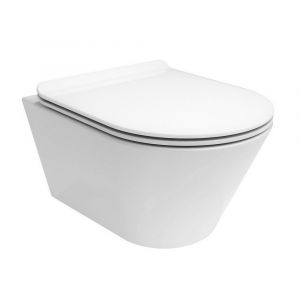 Унитаз подвесной Kerama Marazzi  PLAZA Modern PLM.wc.02, безободковый, без сиденья
