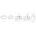 Тумба Kerama Marazzi Plaza/Плаза Modern PL.M.80.2\WHT,белая,подвесная 2 выдвижных ящика,без раковины
