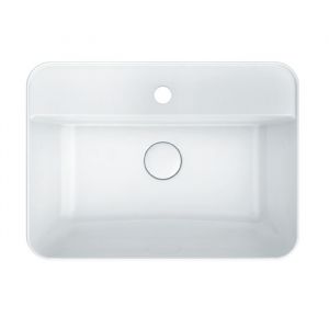Раковина Kerama Marazzi Plaza/Плаза PL.wbi.55.1 (55х40см), встраиваемая сверху, с отверстием под смеситель