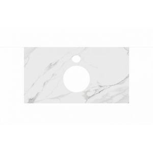 Столешница Kerama Marazzi Plaza/Плаза PL1.SG507100R\80 из плитки д/накладных раковин Монте Тиберио науральный 48х80