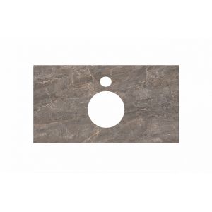 Столешница Kerama Marazzi Plaza/Плаза PL1.SG570002R\120 Парнас пепельный лапп. для накладных раковин
