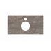 Столешница Kerama Marazzi Plaza/Плаза PL1.SG570002R\120 Парнас пепельный лапп. для накладных раковин