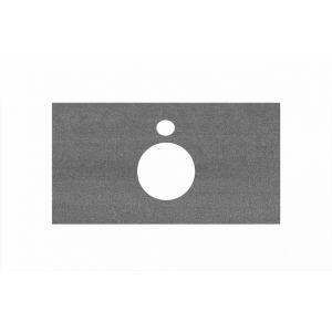 Столешница Kerama Marazzi Plaza/Плаза PL1.DD500600R\80 Про Дабл антрацит, для накладных раковин (48х80см)