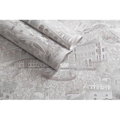 Обои Home Color Serra HC31051-24 виниловые на флизелине 1,06x10,05м серый