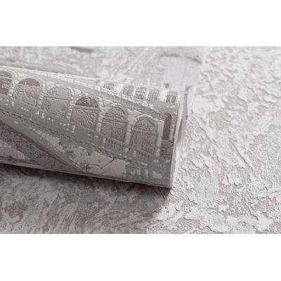 Обои Home Color Serra HC31051-24 виниловые на флизелине 1,06x10,05м серый