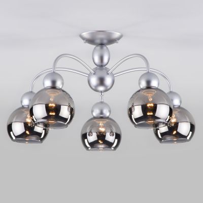 Люстра потолочная Eurosvet 30148/5 серебро
