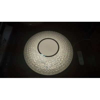 Светильник светодиодный управляемый Estares Akrilika R 36W(3519lm) круг 388х98 звездное небо, RGB, пульт ДУ