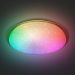 Светильник светодиодный управляемый Estares Saturn RGB R 25W(2200lm) d330х82мм IP44, пульт ДУ, кант