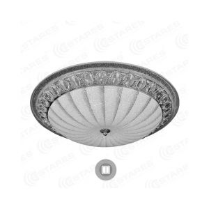 Светильник светодиодный управляемый on/off Estares Marocco Chrome R 72W(6120lm) круг 510х150мм матовое стекло, без пульта